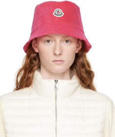 Двусторонняя розовая панама Moncler