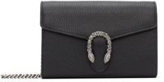 Черная мини-сумка-цепочка-кошелек Dionysus Gucci