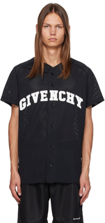 Черная рубашка колледжа Givenchy