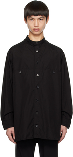 Черная рубашка на пуговицах Yohji Yamamoto