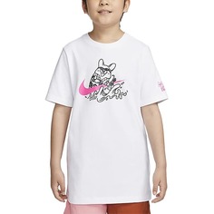 Футболка Nike Printed Sports Casual Short Sleeve, белый