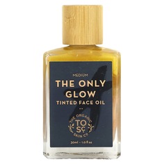 The Only Glow, тонированное масло для лица, среднего размера, 30 мл (1 жидк. Унция), The Organic Skin Co.