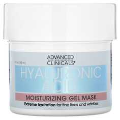 Гиалуроновая кислота, увлажняющая гель-маска для красоты, 148 мл (5 жидк. Унций), Advanced Clinicals