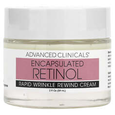 Encapsulated Retinol, Rapid Wrinkle Rewind Cream, Fragrance Free, 2 fl oz (59 ml), Advanced Clinicals