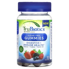 Здоровье пищеварительной и иммунной систем, натуральная ягодная смесь, без сахара, 50 жевательных таблеток, TruBiotics