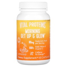 Morning Get Up &amp; Glow, 60 капсул, Vital Proteins