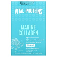 Морской коллаген, без вкусовых добавок, 20 пакетиков, 10 г (0,35 унции) в каждом, Vital Proteins