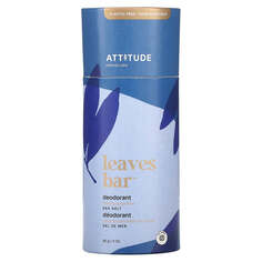 Leaves Bar, Deodorant, Sea Salt, 3 oz (85 g), ATTITUDE