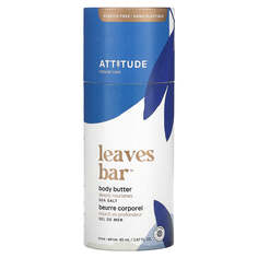 Leaves Bar, масло для тела, морская соль, 85 мл (2,87 жидк. Унции), ATTITUDE