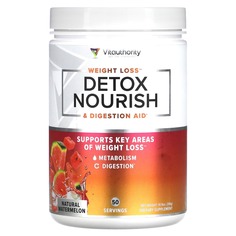 Detox Nourish, средство для снижения веса и поддержки пищеварения, натуральный арбуз, 310 г (10,9 унции), Vitauthority