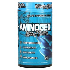 Aminogex, EAA / BCAA, жевательные таблетки с синей акулой, 537 г (18,94 унции), VMI Sports