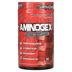 Aminogex, EAA / BCAA, конфеты из красных фруктов, 516 г (18,2 унции), VMI Sports