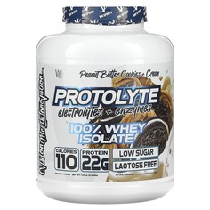 ProtoLyte, 100% изолят сыворотки, печенье с арахисовой пастой и сливками, 2089 г (4,6 фунта), VMI Sports