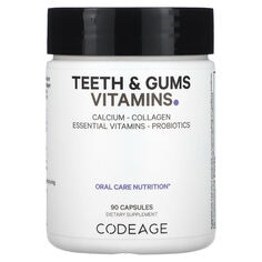 Vitamin, для зубов и десен, питательное средство для ухода за полостью рта, 90 капсул, Codeage