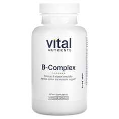 B-Complex, 120 веганских капсул, Vital Nutrients