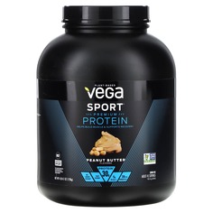 Sport, протеин премиального качества на растительной основе, с арахисовой пастой, 1,93 кг (4 фунта), Vega