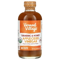 Яблочный уксус, куркума и мед, 236 мл (8 жидк. Унций), Vermont Village