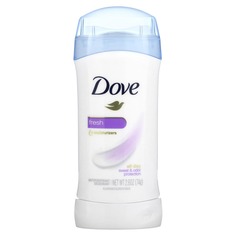 Дезодорант-антиперспирант, свежий, 74 г (2,6 унции), Dove