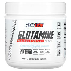 Глютамин, 500 г (1,1 фунта), EHPlabs