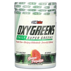 OxyGreens, Daily Super Greens, гуава рай, 237 г (8,4 унции), EHPlabs