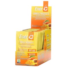 Витамин C, смесь для приготовления мультивитаминного напитка со вкусом персика и манго, 1000 мг, 30 пакетиков, 9,64 г (0,3 унции) каждый, Ener-C