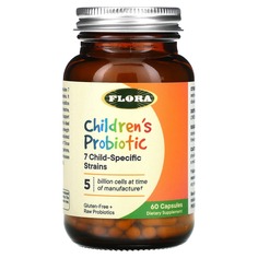 Children&apos;s Probiotic, 60 капсул, Flora