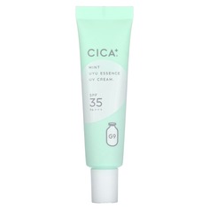 Cica + UYU Essence UV Cream, УФ-крем, SPF 35 PA +++, мята`` 25 г, G9skin