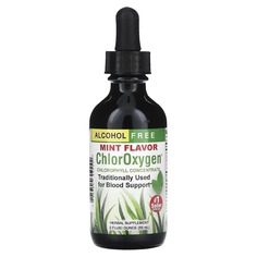 ChlorOxygen, концентрат хлорофилла, без спирта, мята, 59 мл (2 жидк. унция), Herbs Etc.