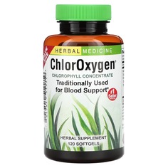 ChlorOxygen, концентрат хлорофилла, 120 мягких таблеток, Herbs Etc.