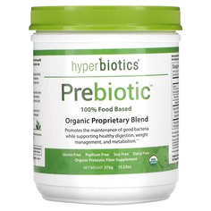 Prebiotic, органическая патентованная смесь, 375 г (13,23 унции), Hyperbiotics