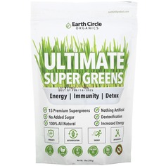 Ultimate Super Greens, 283 г (10 унций), Earth Circle Organics