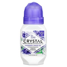 Натуральный шариковый дезодорант с лавандой и белым чаем, 2,25 жидкой унции (66 мл), Crystal ​Crystal