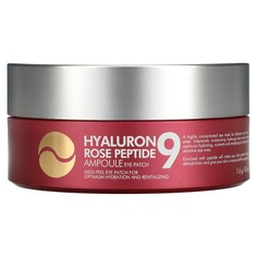 Hyaluron Peptide 9, патчи для глаз, роза, 60 шт., Medi-Peel