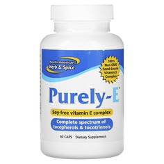 Purely-E, 60 капсул, North American Herb &amp; Spice Co.