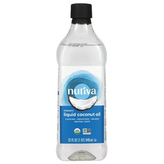 Жидкое органическое кокосовое масло, 946 мл (32 жидк. унции), Nutiva