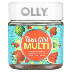 Teen Girl Multi, Berry Melon Besties, 70 жевательных таблеток, OLLY