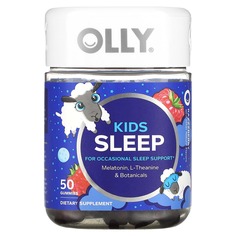 Kids Sleep, малина, 50 жевательных таблеток, OLLY