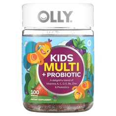 Мультивитамин для детей, ягодный пунш, 100 жевательных таблеток, OLLY