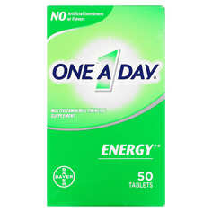 Energy, мультивитаминная / мультиминеральная добавка, 50 таблеток, One-A-Day