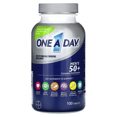 Men&apos;s 50+, Healthy Advantage, мультивитаминная/мультиминеральная добавка, 100 таблеток, One-A-Day