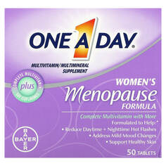 Формула для женщин при менопаузе, мультивитаминная / мультиминеральная добавка, 50 таблеток, One-A-Day
