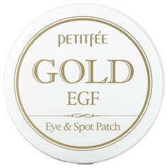 Золото и эпидермальный фактор роста (EGF), патчи для глаз и от прыщей, 60 патчей для глаз и 30 патчей от прыщей, Petitfee
