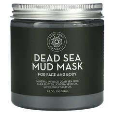 Маска из грязи Мертвого моря, 250 г (8,8 унции), Pure Body Naturals