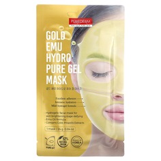 Gold Emu Hydro Pure Gel Beauty Mask, 1 тканевая маска, 24 г (0,84 унции), Purederm