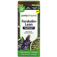 Forskolin + Lean, 60 капсул, Purely Inspired