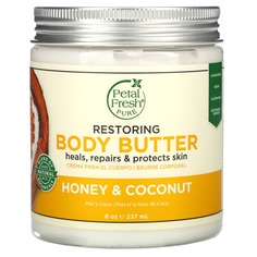 Восстанавливающее масло для тела, мед и кокос, 237 мл (8 унций), Petal Fresh