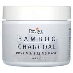 Bamboo Charcoal, отшелушивающая маска для сужения пор, 55 г (2 унции), Reviva Labs