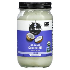 Органическое кокосовое масло, рафинированное, 414 мл (14 жидких унций), Spectrum Culinary