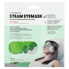 Паровая маска для глаз, яркий цитрус, 1 маска для глаз, Steambase