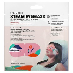 Паровая маска для глаз, Rose Garden, 1 маска, Steambase